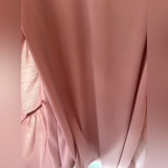 Moon River pink asymmetrical tiered minidress - Picture 11 of 13